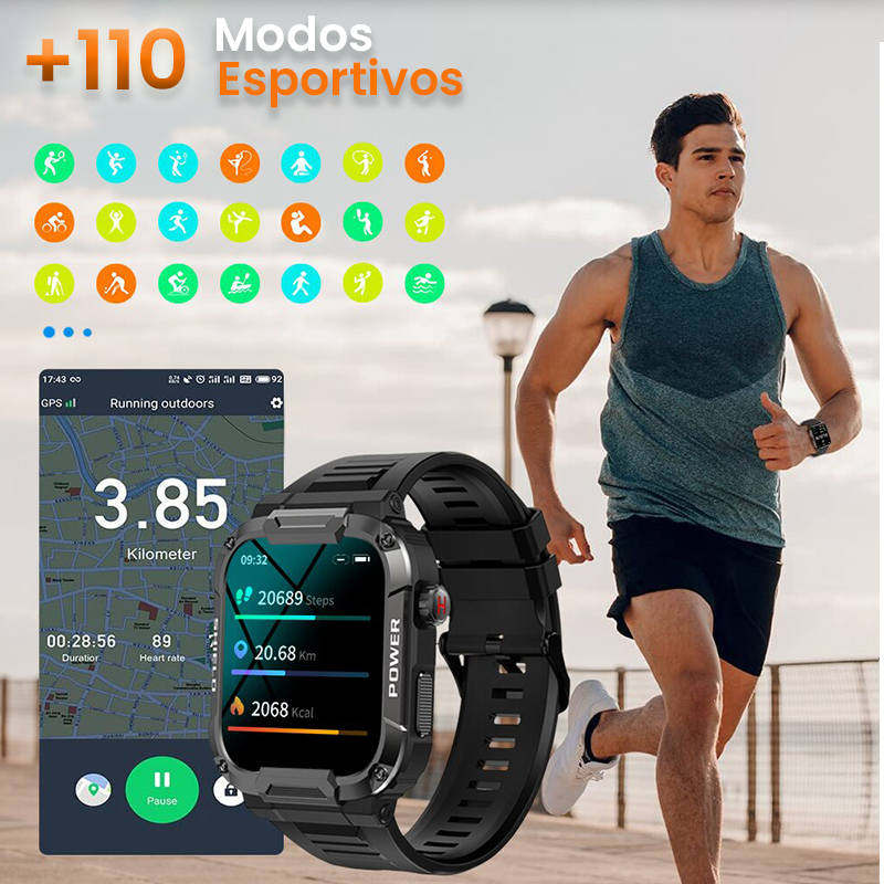 SmartWatch Max Impact Lançamento - FRETE GRÁTIS SÓ HOJE [Últimas Unidades em Promoção] - Oron Store