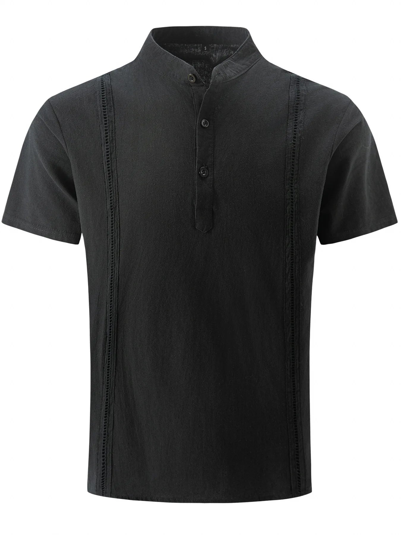 Camiseta Masculina de Linho Noble da Oron Store em fundo branco. Modelo casual para adultos, disponível nas cores branco, bege e azul. Confeccionada em tecido misto de linho e algodão com decote em V e mangas curtas. Ideal para o verão 2025, com caimento leve, toque suave e estilo moderno. Roupa masculina confortável e elegante, perfeita para dias quentes.