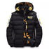 Jaqueta Masculina Bomber da Oron Store em fundo branco, modelo disponível nas cores amarelo, vermelho e bege. Jaqueta de inverno 2025 com capuz, bolsos frontais e tecido resistente em poliéster, ideal para dias frios. Roupa de frio masculina versátil e moderna, disponível nos tamanhos P ao G2. Casaco masculino para adultos com design urbano e estilo casual.