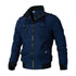 Jaqueta Masculina Inverno Fiorinni da Oron Store em fundo branco. Casaco estilo bomber confeccionado em poliéster, com mangas longas, bolsos frontais e capuz funcional. Disponível nas cores branco, verde, vermelho, preto e azul, nos tamanhos P ao G1. Jaqueta masculina confortável e moderna, ideal para dias frios e para compor looks casuais na moda inverno 2025.