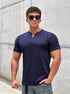 Camiseta Básica Masculina Gola V