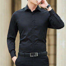 Camisa Social Manga Longa Slim - Elegance Slim