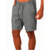 Bermuda Masculina de Linho Pure da Oron Store em fundo branco. Modelo casual disponível nas cores bege, branco, preto, cinza, azul e azul claro. Bermuda leve para verão 2025, confeccionada em linho e algodão com caimento confortável. Design moderno com cintura média e ajuste perfeito para adultos. Roupa masculina ideal para dias quentes, passeios ou looks urbanos.