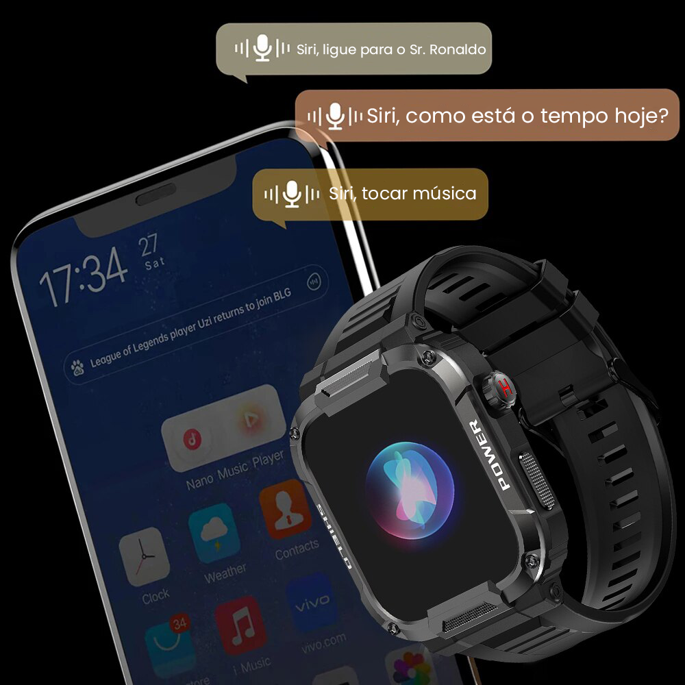 SmartWatch Max Impact Lançamento - FRETE GRÁTIS SÓ HOJE [Últimas Unidades em Promoção] - Oron Store