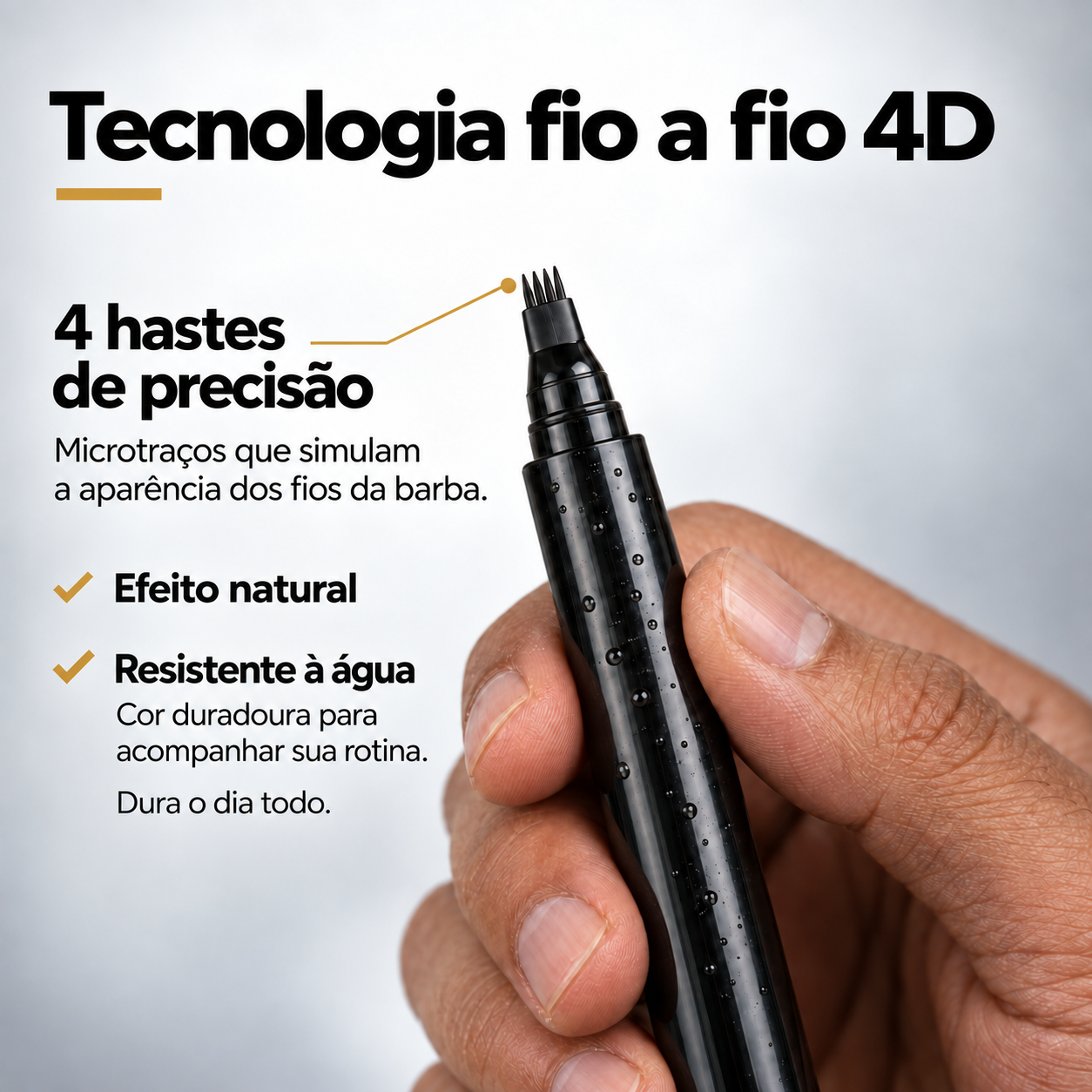 Caneta Pigmentadora Barba Waterproof®