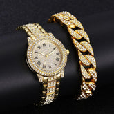 Relógio Feminino LuxuryGirl Diamond™ + Pulseira Grátis - Oron Store