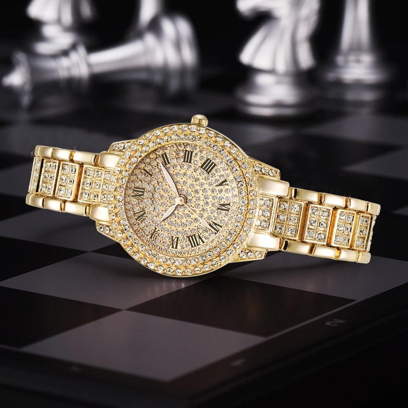 Relógio Feminino LuxuryGirl Diamond™ + Pulseira Grátis - Oron Store