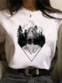 Camiseta Feminina Com Lua - Frete Grátis - Oron Store