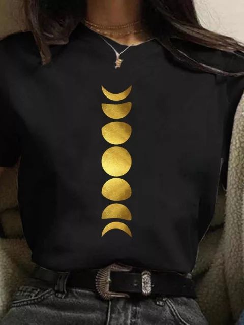 Camiseta Feminina Com Lua - Frete Grátis - Oron Store
